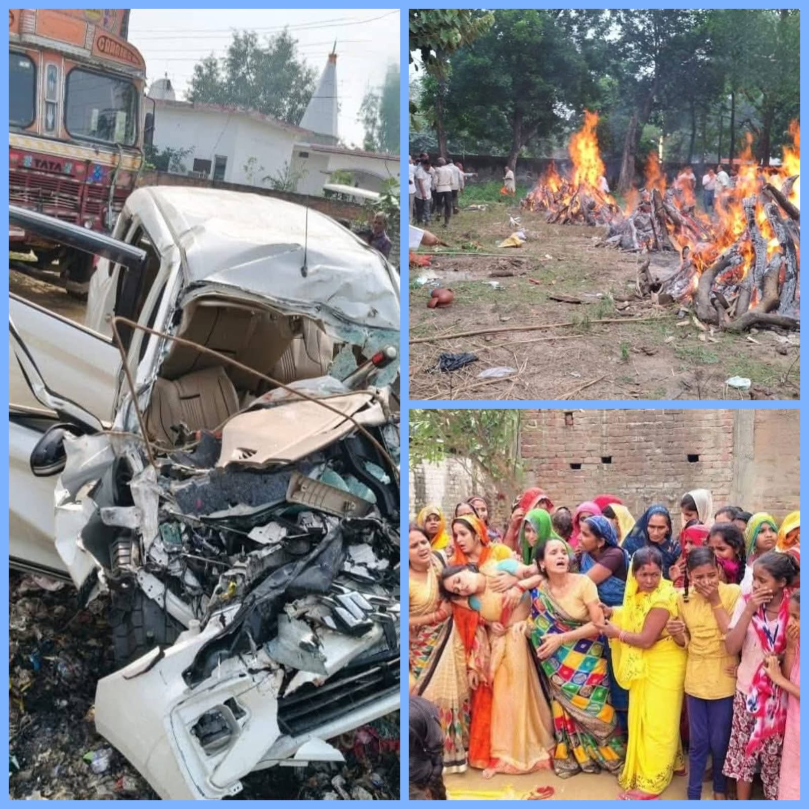 बाराबंकी हादसा: देवा-फतेहपुर मार्ग पर ट्रक-कार टक्कर में आठ की दर्दनाक मौत, गांव में पसरा मातम