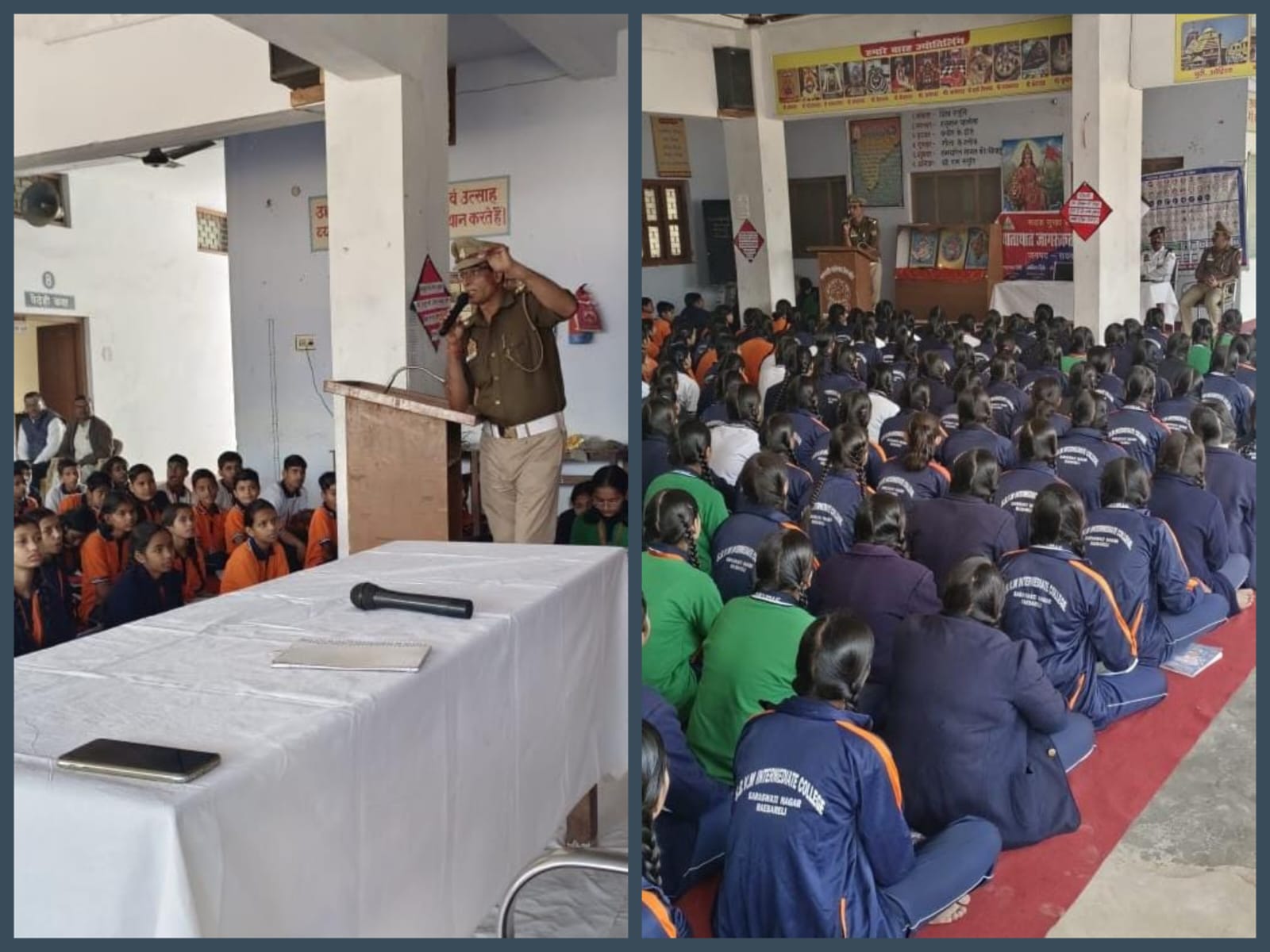 रायबरेली में चला यातायात माह अभियान, 460 चालान और 1,250 छात्रों को सड़क सुरक्षा की सीख