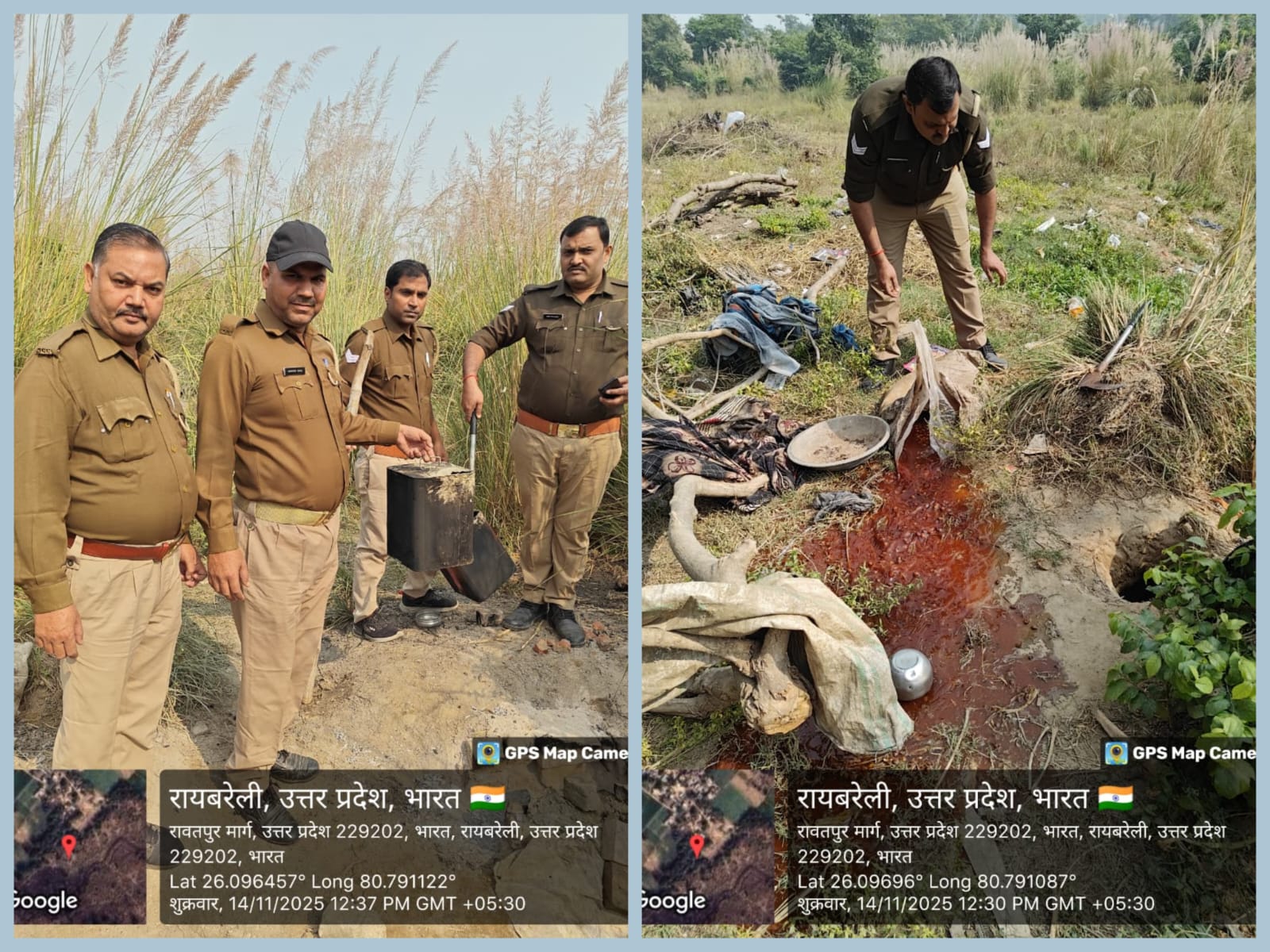 रायबरेली: दबिश में 48 लीटर अवैध शराब बरामद, 150 किलो महुआ लहन नष्ट