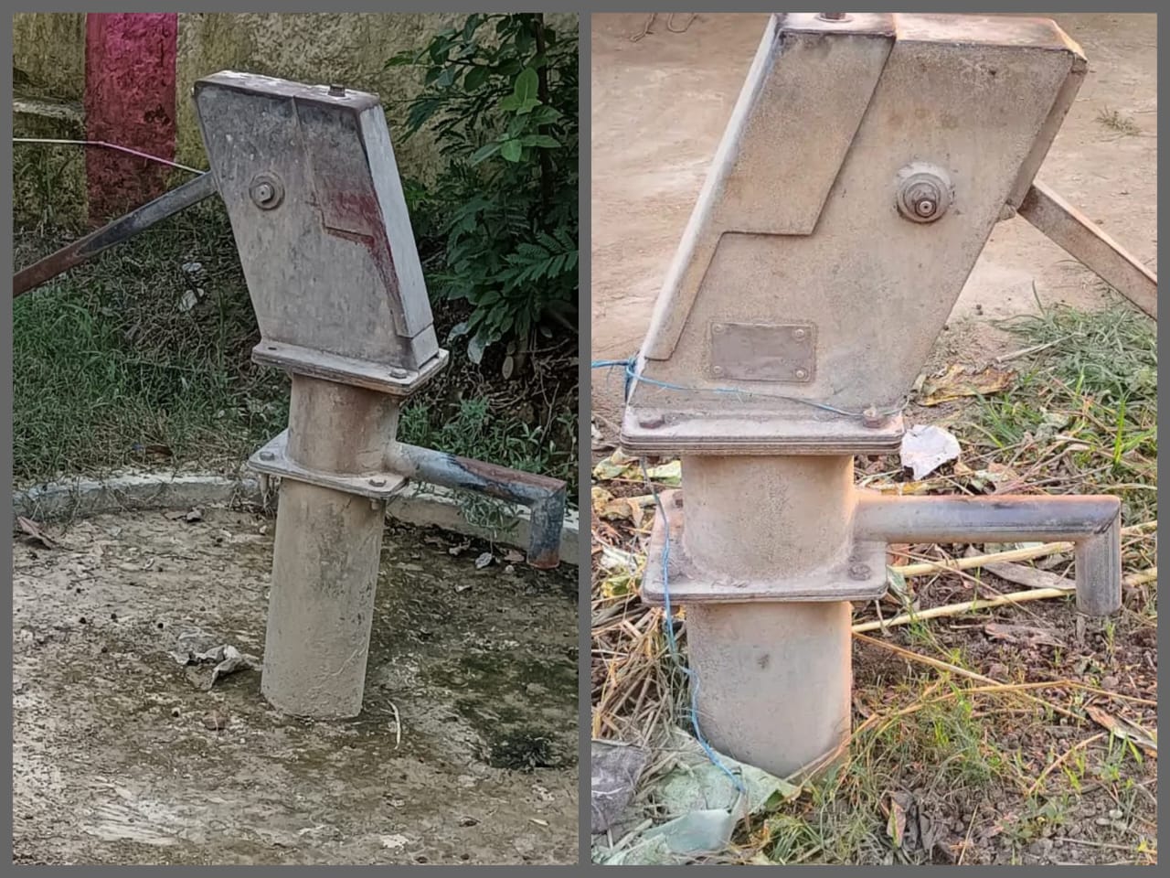 बृजमनगंज के इलाहाबास में वर्षों से दर्जनों हैंडपंप खराब, ग्रामीणों ने मरम्मत की उठाई मांग