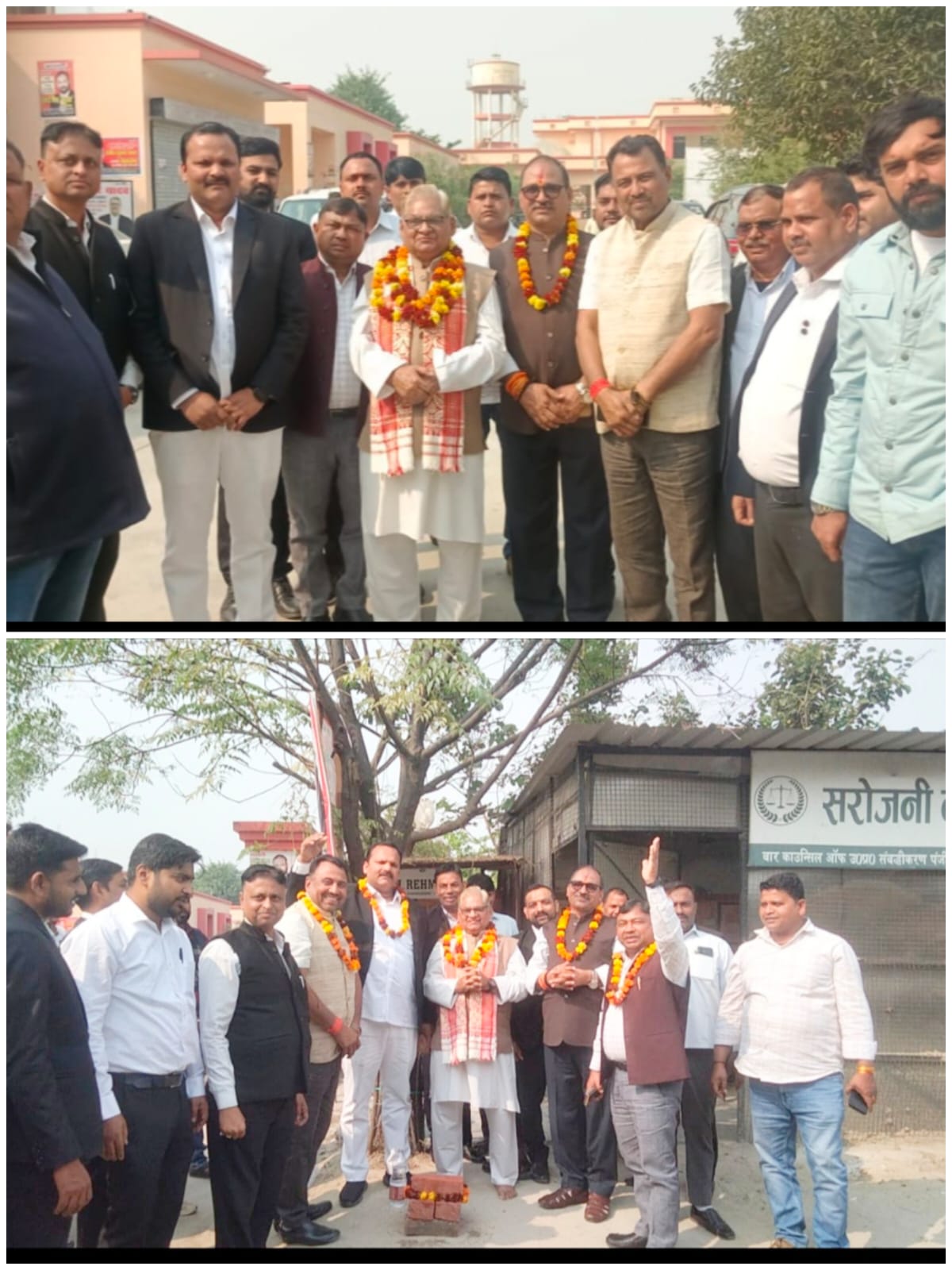 सरोजनीनगर में इंटरलॉकिंग निर्माण का शिलान्यास: विधायक डॉ. राजेश्वर सिंह की पहल से अधिवक्ताओं में खुशी की लहर