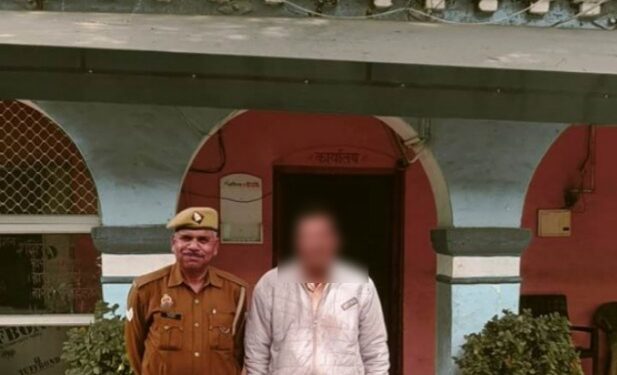 बंथरा पुलिस ने गुण्डा अधिनियम के तहत जिलाबदर अपराधी सुन्दरलाल को किया गिरफ्तार