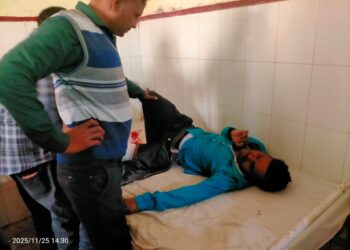 खीरों में दो बाइक की जोरदार भिड़ंत, सात लोग घायल, चार की हालत गंभीर