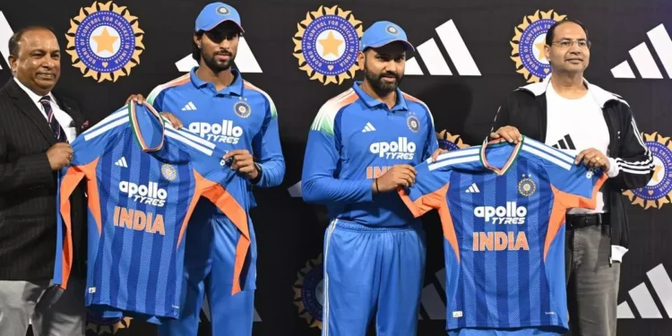 भारत ने रोहित शर्मा के साथ नई टी20 विश्व कप 2026 जर्सी का किया अनावरण