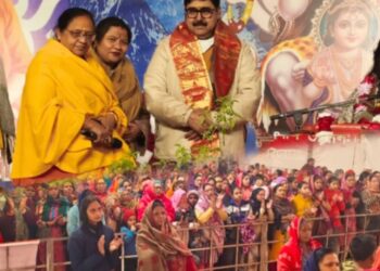 शिवभक्ति में सराबोर हुआ लखनऊ: श्री शिव महापुराण कथा के चतुर्थ दिवस उमड़ा श्रद्धा का सैलाब