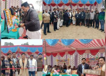 बृजमनगंज में एक्सीलेंस एकेडमी का खेल महोत्सव, विधायक वीरेंद्र चौधरी ने किया उद्घाटन