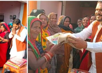 जन्मदिन पर समाजसेवी संजीव मिश्रा का सेवा संकल्प: 110 गरीब परिवारों को शॉल वितरित