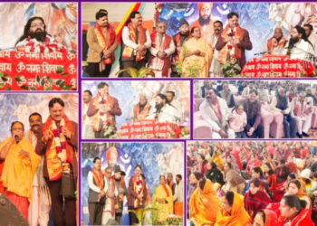 सरोजनीनगर बना सनातन आस्था का केंद्र, शिव महापुराण कथा में शामिल हुए डॉ. राजेश्वर सिंह