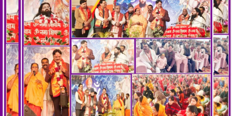 सरोजनीनगर बना सनातन आस्था का केंद्र, शिव महापुराण कथा में शामिल हुए डॉ. राजेश्वर सिंह
