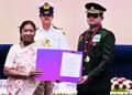 सक्रिय सेवा में देश के पहले नेत्रहीन सेना अधिकारी को मिला राष्ट्रीय पुरस्कार