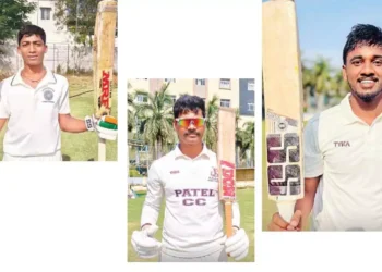 तेलंगाना गोल्ड कप: नितिन नाइक का शतक, लोकनाथ के 92 और प्रणीत रेड्डी की आतिशी पारी से रोमांचक दिन