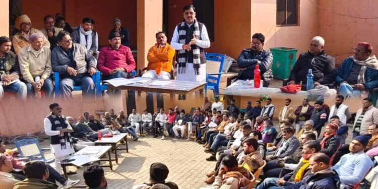 बृजमनगंज में भाजपा की बड़ी तैयारी: प्रदेश अध्यक्ष के प्रथम आगमन पर भव्य स्वागत की रणनीति तय