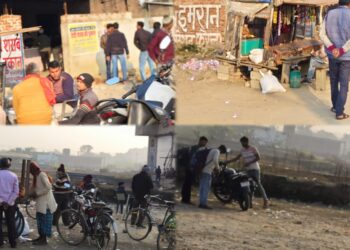 बृजमनगंज में शराब की दुकानें बनीं ओपन बार, महिलाएं और राहगीर खुद को महसूस कर रहे असुरक्षित