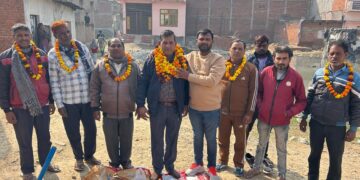 सरोजनीनगर में विकास की रफ्तार: 31 लाख से तीन सड़कों व नालियों का शिलान्यास