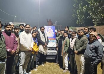 बृजमनगंज में धूमधाम से मना मायावती का जन्मदिन, अम्बेडकर पार्क में जुटे बसपा कार्यकर्ता