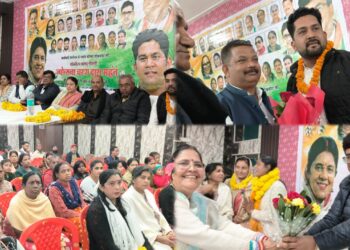 चिरमिरी में कांग्रेस कार्यकर्ता सम्मेलन, ब्लॉक अध्यक्ष शिवांश जैन का हुआ भव्य स्वागत