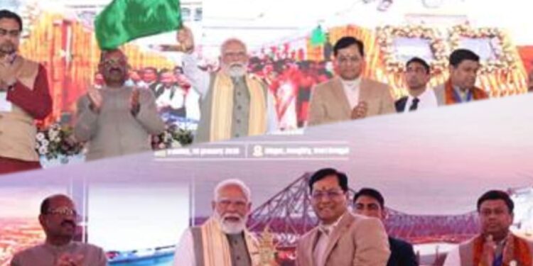 पश्चिम बंगाल को बड़ी सौगात: सिंगूर से ₹830 करोड़ की परियोजनाओं का पीएम मोदी ने किया शुभारंभ
