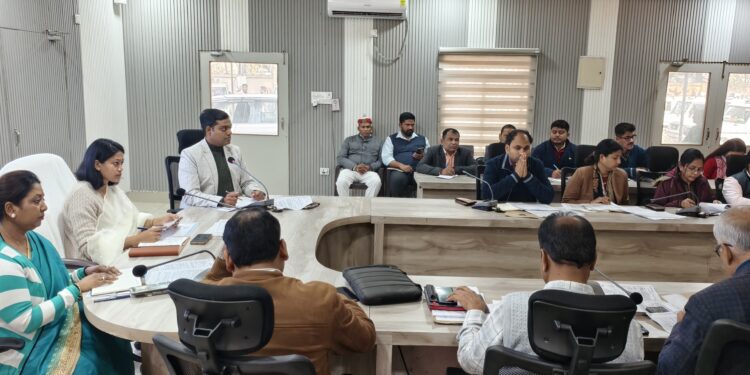 एसआईआर को लेकर डीईओ की समीक्षा बैठक, महिला व युवा मतदाता पंजीकरण पर फोकस