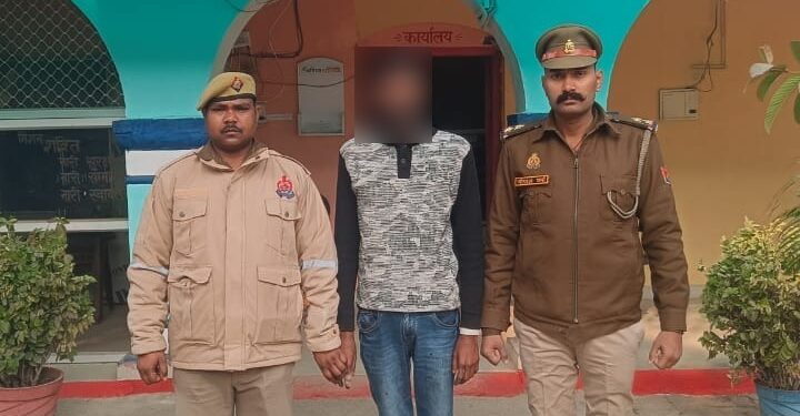 थाना बंथरा पुलिस की कार्रवाई में गैर इरादतन हत्या का वांछित अभियुक्त गिरफ्तार