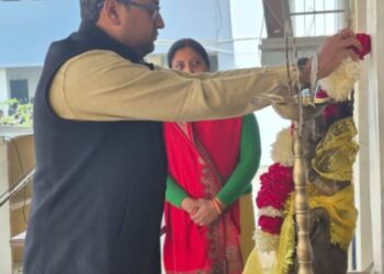 लालगंज में बीएमपीएस ने धूमधाम से मनाई बसंत पंचमी, मां सरस्वती की पूजा-अर्चना