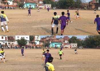 राज्यस्तरीय फुटबॉल में स्टार इलेवन महराजगंज की जीत, केजीएन फुलमनहा को 1-0 से हराया