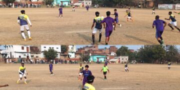 राज्यस्तरीय फुटबॉल में स्टार इलेवन महराजगंज की जीत, केजीएन फुलमनहा को 1-0 से हराया