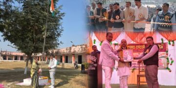 बृजमनगंज में गणतंत्र दिवस का भव्य आयोजन, सरकारी दफ्तरों से स्कूलों तक लहराया तिरंगा