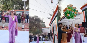 रायबरेली में 77वां गणतंत्र दिवस: जिलाधिकारी ने फहराया तिरंगा, संविधान की प्रस्तावना की दिलाई शपथ
