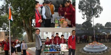 डीएवी पब्लिक स्कूल चिरमिरी में 77वां गणतंत्र दिवस, 381 छात्रों की विज्ञान प्रदर्शनी बनी आकर्षण