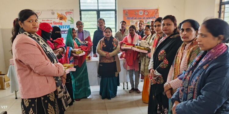 ऊंचाहार सीएचसी में कन्या जन्मोत्सव, बालिकाओं को मिला सम्मान