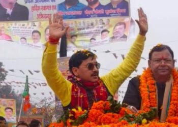 फरेंदा में भाजपा प्रदेश अध्यक्ष पंकज चौधरी का पहला दौरा, हुआ ऐतिहासिक स्वागत