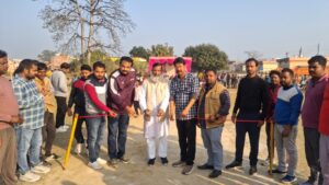 बृजमनगंज क्रिकेट: पुलिस एकादश ने नगर पंचायत एकादश को 24 रन से हराया