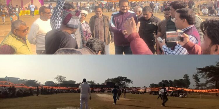 बृजमनगंज क्रिकेट: पुलिस एकादश ने नगर पंचायत एकादश को 24 रन से हराया