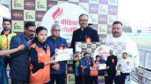 मीडिया ओलंपिक-3 का भव्य समापन: उपमुख्यमंत्री ब्रजेश पाठक ने पदक विजेताओं को किया सम्मानित