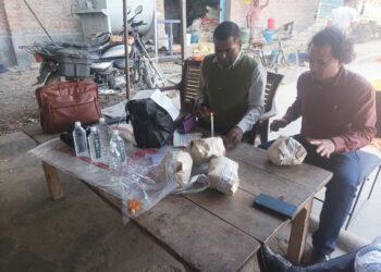 होली से पहले खाद्य विभाग का छापा, 498 किलो रंगीन कचरी जब्त