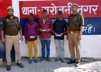लखनऊ में चोरी का खुलासा: सरोजनीनगर पुलिस ने तीन शातिर नकबजन दबोचे