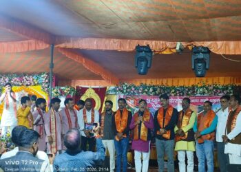 बृजमनगंज में श्याम महोत्सव की धूम, पूरी रात भजनों पर झूमे श्रद्धालु