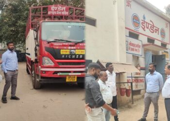 बहराइच में गैस एजेंसियों पर डीएसओ का औचक निरीक्षण, एक एजेंसी को नोटिस