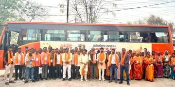 डॉ. राजेश्वर सिंह की पहल: श्रद्धालुओं को निशुल्क अयोध्या दर्शन कराने निकली 55वीं रामरथ यात्रा