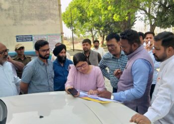 26 करोड़ का शिक्षा प्रोजेक्ट ग्राउंड पर! बाजपुर कॉलेज में बन रहे हाईटेक ब्लॉक का निरीक्षण