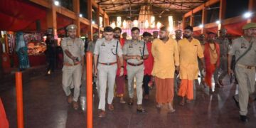 नवरात्रि से पहले अलर्ट! डीआईजी ने लेहड़ा मंदिर पहुंचकर सुरक्षा व्यवस्था का लिया जायजा