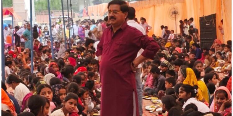 रामनवमी पर लखनऊ में भव्य आयोजन: 5100 कन्याओं का पूजन और भोज