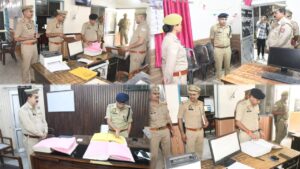 रामपुर में नवांगतुक एसपी का एक्शन मोड, देर रात कोतवाली का किया औचक निरीक्षण