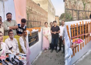 सदर विधायक अदिति सिंह ने सोनिया नगर में सुनीं जनसमस्याएं, 4 इंटरलॉकिंग मार्गों का किया लोकार्पण