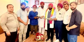 बाजपुर में बलजीत सिंह सोनी का जोरदार स्वागत, गन्ना मंत्री के आवास पर हुआ कार्यक्रम