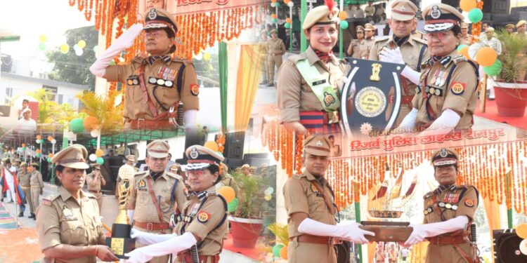 रामपुर में 590 महिला आरक्षियों की दीक्षांत परेड, अपर्णा कुमार ने ली सलामी