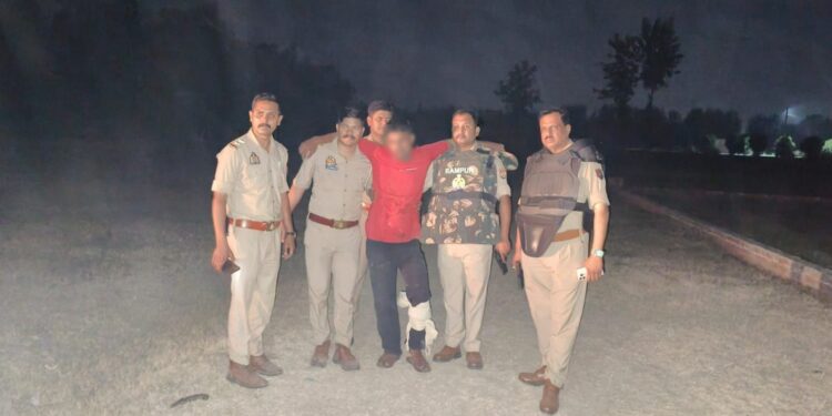 रामपुर मुठभेड़: पुलिस ने दो गौकशों को दबोचा, फायरिंग में दोनों घायल