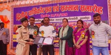 गरुड़ाबाँज इंटर कॉलेज में वार्षिकोत्सव की धूम, मेधावी छात्रों को मिला सम्मान