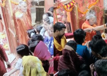 हनुमान जयंती पर संकट मोचन धाम में उमड़ा जनसैलाब, भव्य आरती और केक कटिंग बना आकर्षण