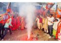 बीजेपी-एनडीए की जीत पर सरोजनीनगर में जश्न, डॉ. राजेश्वर सिंह बोले-यह सांस्कृतिक अस्मिता का जनादेश